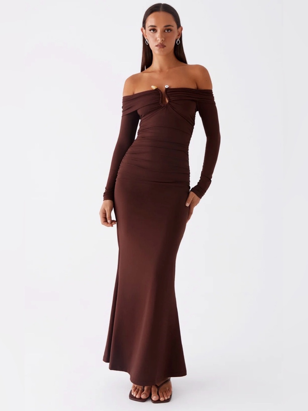 Peppermayo Rudy Long Sleeve Maxi Dress - Size 4